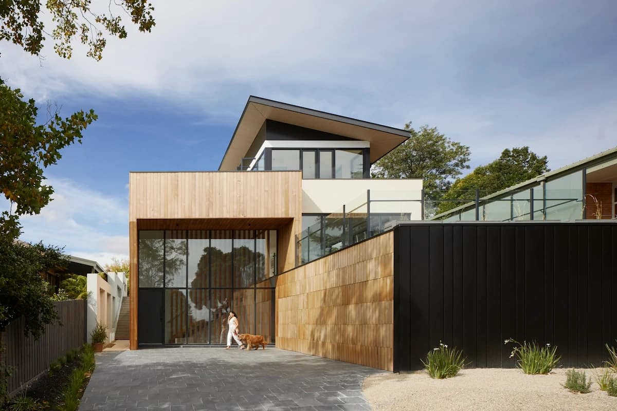 Modern facade and exterior project — elevation