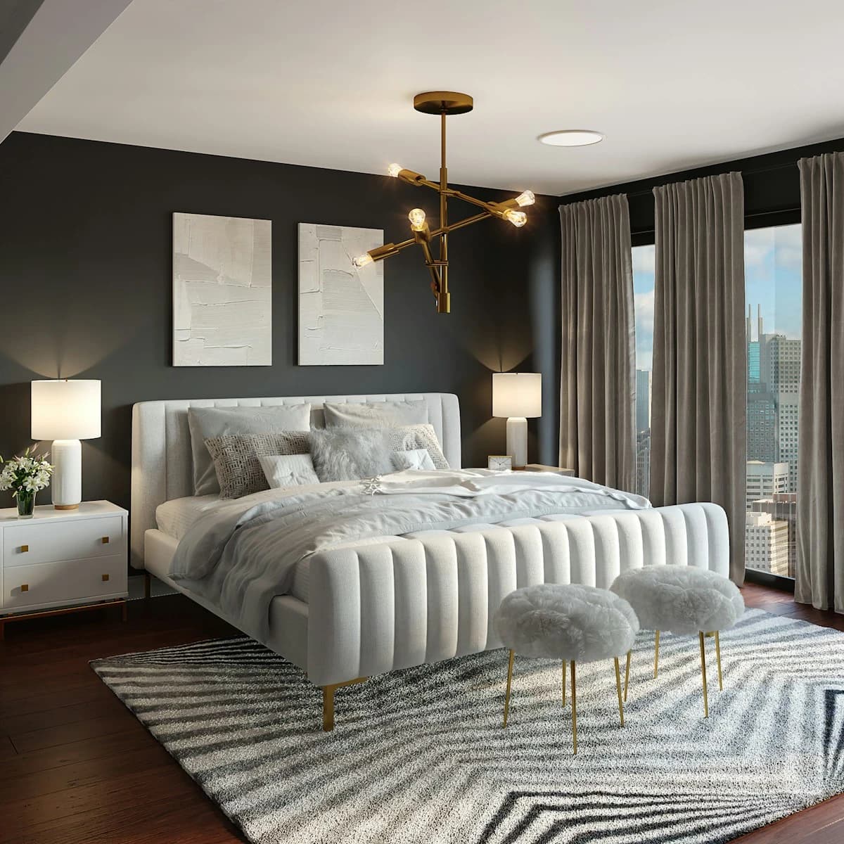 Residential interior project — bedroom